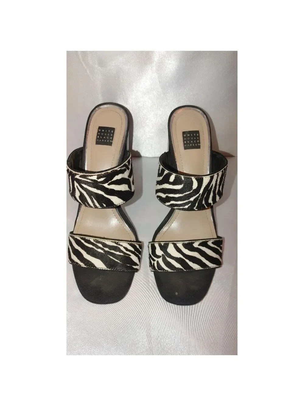 White House Black Market Cecilia Slides Size 8.5M